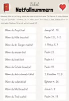 Vorschau - Poster - Religion: Bibel-"Notfallnummern" (Kl.2-4) - Seite 2