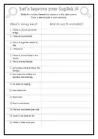 Vorschau - Arbeitsblätter - English / Fehlerkorrektur 3 / Klasse 7, 8 - Deckblatt