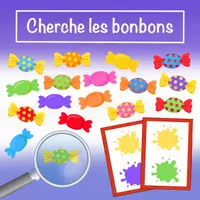 Aperçu - Jeux - Cherche les bonbons - Page de couverture