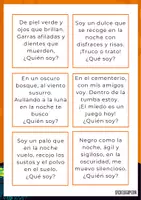 Vista previa - Unidades / Secuencias / Situaciones de Aprendizaje - Comprensión Lectora (Adivinanzas) versión Halloween - página 2