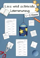 Vorschau - Arbeitsblätter - FREEBIE: Lies und schneide - Laternenumzug (1. - 2. Klasse) - Deckblatt