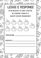 anteprima - Esercizi - Schede didattiche matematica Halloween classe prima - Pagina 3