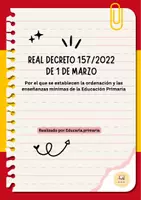 Vista previa - Para docentes: organización, planificación y formación - Oposiciones: Esquema legislativo Real Decreto 157/2022 - página 1