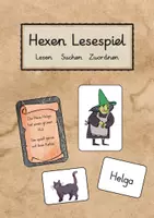 Vorschau - Spiele - Kleines Lesespiel Hexen (Lesen und Zuordnen) - Deckblatt