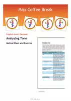 Vorschau - Arbeitsblätter - Analyzing the Tone of a Text (Student Guide) - Deckblatt