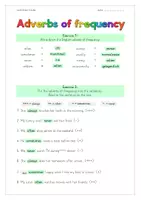 Vorschau - Arbeitsblätter - Adverbs of frequency - Häufigkeitsadverbien (mit Lösung) - Seite 2