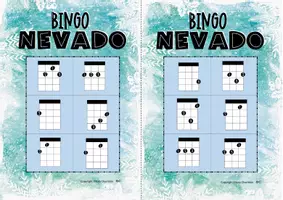 Vista previa - Juegos / Gamificación - Bingo Invernal de Acordes para Ukelele - ¡Juego Didáctico! - página 2