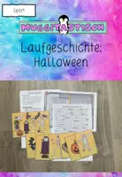 Vorschau - Stundenentwürfe - Halloween Laufgeschichte: Bewegung und Ausdauertraining im Sportunterricht - Deckblatt
