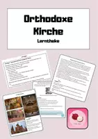 Vorschau - Stundenentwürfe - Unterrichtseinheit zum Thema "Die orthodoxe Kirche" - Deckblatt