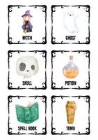Vista previa - Tarjetas / Manipulativos - Pack Halloween - english - página 3