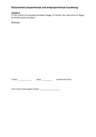 Vorschau - Arbeitsblätter - Klassenarbeit Proportionale und antiproportionale Zuordnung - Seite 2