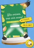 Vorschau - Anderer Materialtyp - Cover zur Einheit: "Wir wissen, was wir essen!" - Deckblatt