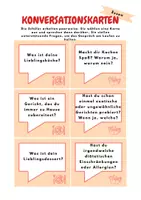 Vorschau - Spiele - Konversationskarten zum Thema Essen B1 - Deckblatt