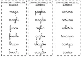 anteprima - Esercizi - parole in corsivo, esercizi di scrittura ortografica - Pagina di copertina