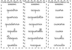 anteprima - Esercizi - parole in corsivo, esercizi di scrittura ortografica - Pagina 2