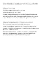 Vorschau - Arbeitsblätter - Kreatives Schreiben. Orte beschreiben - Seite 1