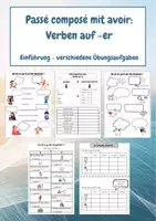 Vorschau - Arbeitsblätter - Passé composé mit avoir - Einführung - Deckblatt