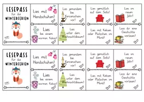 Vorschau - Spiele - Lesepass Winter/Weihnachten sw und farbig - Seite 2