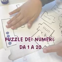 anteprima - Esercizi - PUZZLE DEI NUMERI DA 1 A 20 - Pagina di copertina