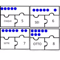 anteprima - Esercizi - PUZZLE DEI NUMERI DA 1 A 20 - Pagina 2