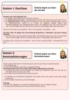 Vorschau - Arbeitsblätter - Umfassendes Materialpaket für Stationenlernen mit Lösungen - Deckblatt