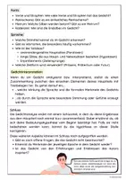 Vorschau - Merkblätter - Anleitung für das Verfassen einer Gedichtanalyse - Seite 2