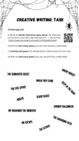 Vorschau - Arbeitsblätter - Creative Writing Project Halloween year 6, 7, 8, 9, 10 tbl, differenziert 6 Kompetenzen - Seite 2