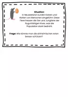 Vorschau - Aufgabenkarten - Gründe für Artensterben (Situations-Kärtchen) - Seite 3