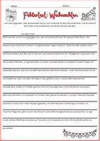 Vorschau - Arbeitsblätter - 🎅🎄Deutsch: Fehlertext ,,Weihnachten" + Lösungsblatt 🎁 Rechtschreibung - Seite 1