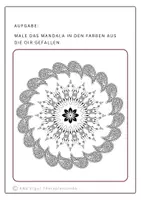 Vorschau - Arbeitsblätter - Ausmalbilder Mandalas - Seite 3