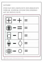 Vorschau - Arbeitsblätter - Formen übersetzen Starterset - Seite 3