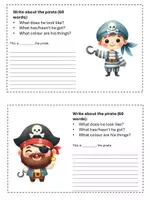 Vorschau - Aufgabenkarten - Describing pirates - Seite 3
