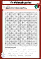 Vorschau - Arbeitsblätter - Weihnachtssuchsel - Deckblatt
