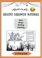 Vorschau - Arbeitsblätter - Halloween quiz, Bingo, writing, speaking, listening, vocab ab 6. Klasse_differenziert - Deckblatt