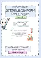 Vorschau - Arbeitsblätter - Stromlienienform des Fisches - mit Versuchsanleitung - Deckblatt
