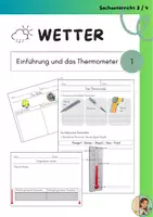 Vorschau - Stundenentwürfe - Wetter: ganze Unterrichtseinheit (ab Klasse 3) - Seite 1