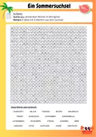 Vorschau - Arbeitsblätter - Sommersuchsel (Deutsch / Vertretung) - Deckblatt
