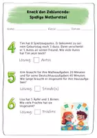 Vorschau - Arbeitsblätter - Matherätsel für Klasse 3 – Fördern mit Spaß und Köpfchen - Seite 2