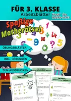 Vorschau - Arbeitsblätter - Matherätsel für Klasse 3 – Fördern mit Spaß und Köpfchen - Deckblatt
