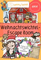 Vorschau - Arbeitsblätter - Weihnachtswichtel - Escape Room - Deckblatt