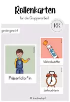 Vorschau - Aufgabenkarten - Rollenkarten - Gruppenarbeit - Deckblatt
