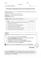 Vorschau - Klassenarbeiten - Klassenarbeit "Besuch der alten Dame" - Seite 1