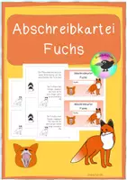 Vorschau - Arbeitsblätter - Abschreibkartei Fuchs - Deckblatt