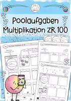 Vorschau - Arbeitsblätter - Multiplikation im ZR 100 I Poolaufgaben zur Übung der Multiplikation - Deckblatt