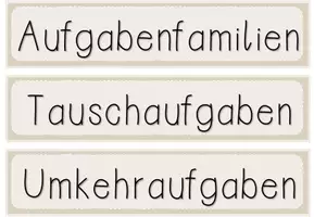Vorschau - Arbeitsblätter - Aufgabenfamilien Materialpaket - Seite 1
