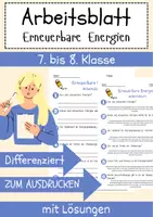 Vorschau - Arbeitsblätter - Materialpaket Physik Energie, Elektrizität, Newtonsche Gesetze, Nord- und Südpol - Seite 1