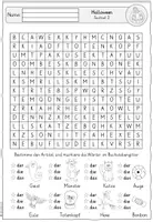 Vorschau - Arbeitsblätter - Halloween | Suchsel | Buchstabengitter | Freebie | Deutsch - Seite 3