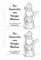 Vorschau - Arbeitsblätter - Die Geschichte vom Heiligen Nikolaus zum Anmalen und Selbstgestalten - Seite 2