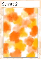 Vorschau - Mal- und Bastelvorlagen - Herbstlicher Pilz mit Wasserfarben, Kunst Grundschule - Seite 3