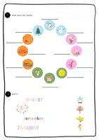 Vorschau - Arbeitsblätter - English-Worksheets: Family, Months, Colours, Numbers - Seite 3